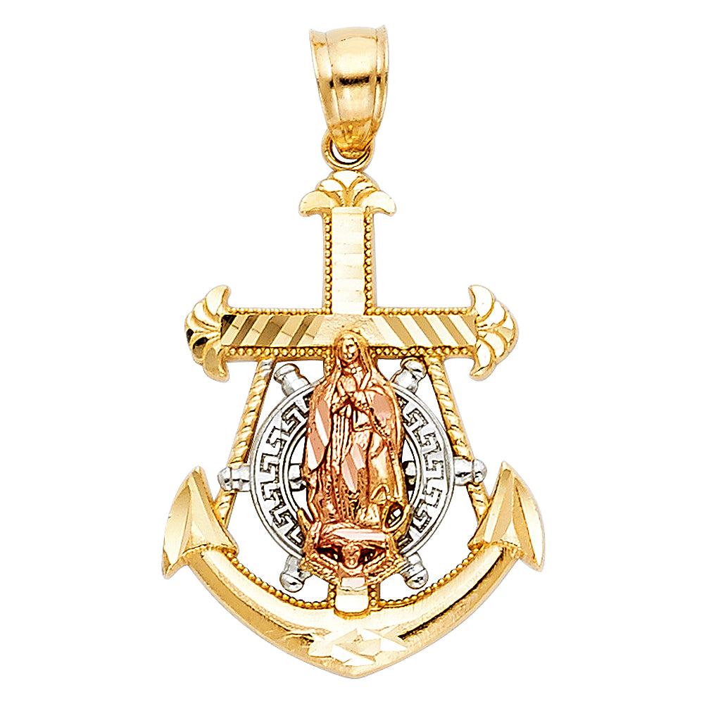 Crucifix Pendants - 14K GOLD - PT108