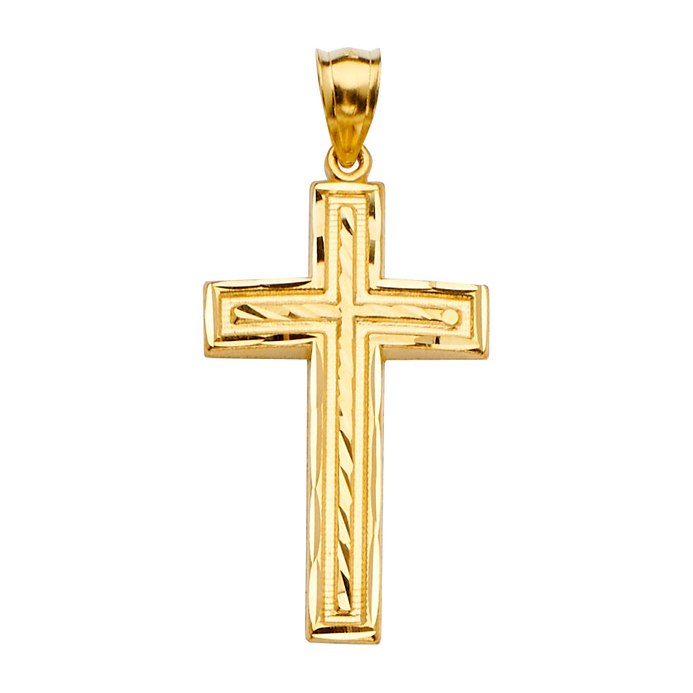 Cross Pendants - 14K GOLD - PT2207