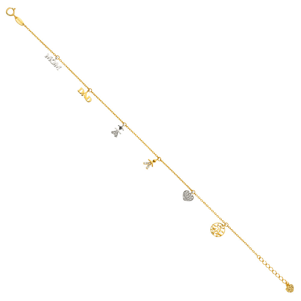 Bracelet - 14K GOLD - AB625
