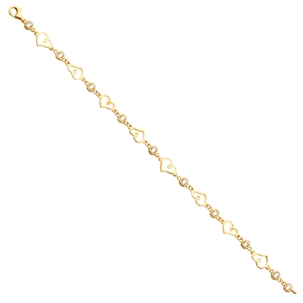 Fancy Bracelets - 14K GOLD - AB666