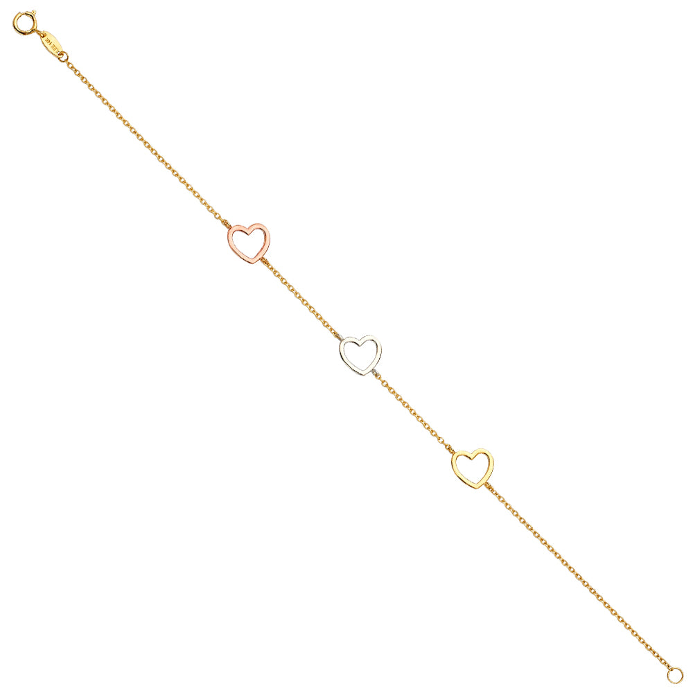 Light Chain Bracelets - 14K GOLD - AB702