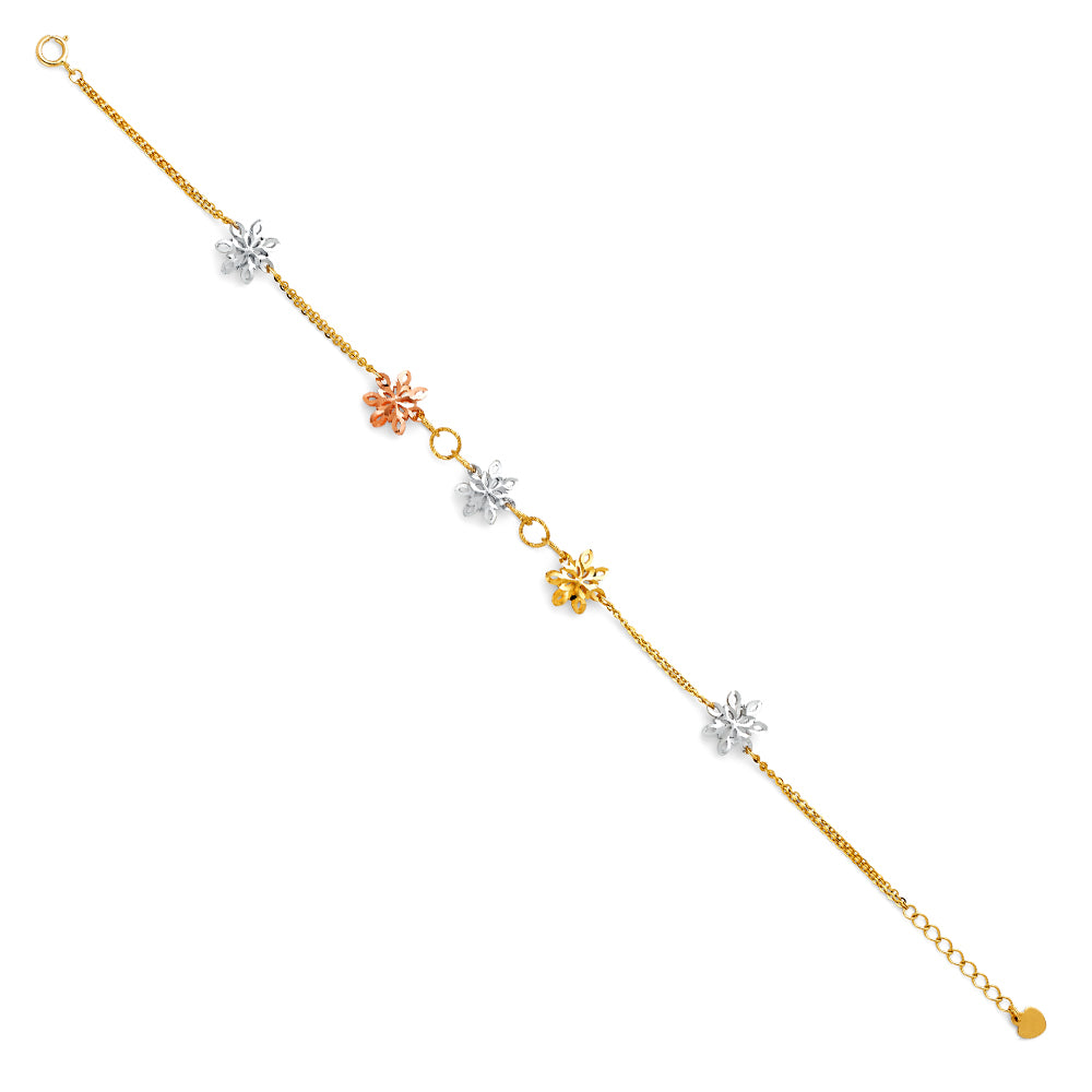 Fancy Bracelets & Anklets - 14K GOLD - AB303