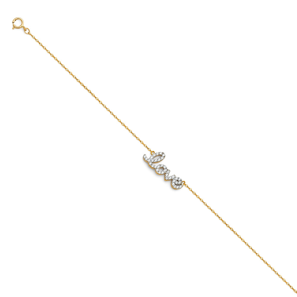 Light Fancy Bracelets - 14K GOLD - AB310