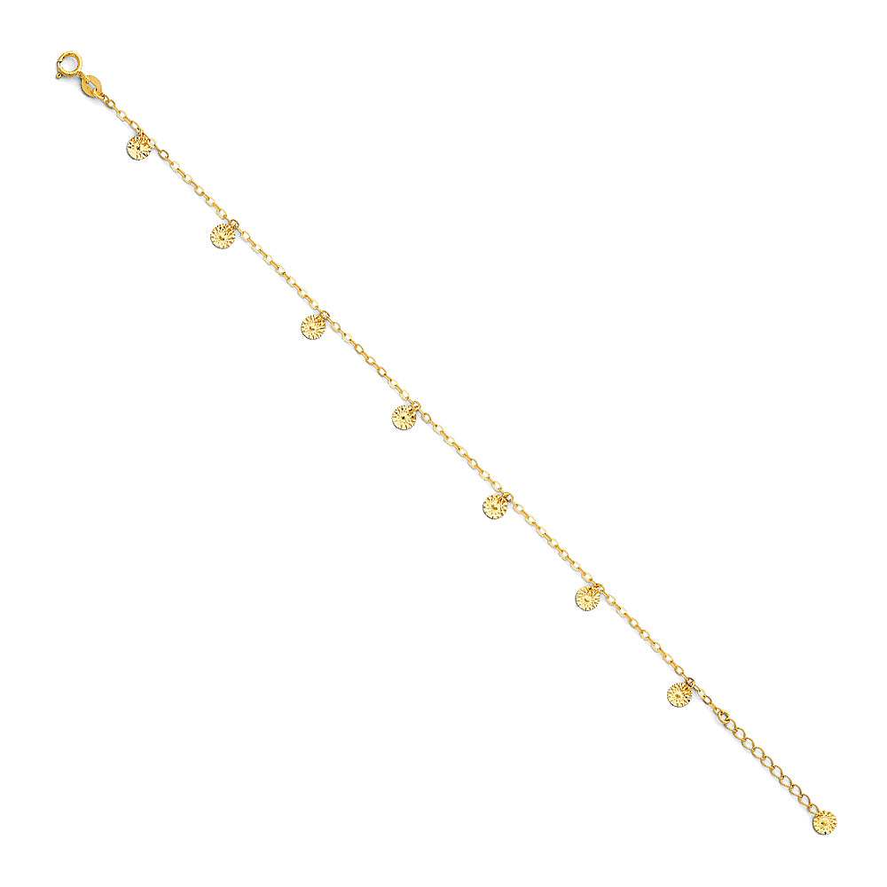 Fancy Bracelets & Anklets - 14K GOLD - AB38