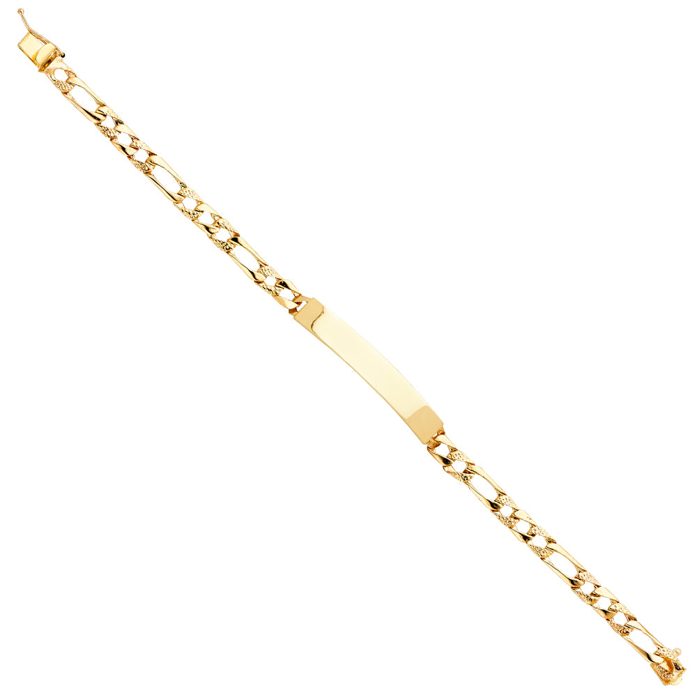 Men’s ID Bracelets - 14K GOLD - AB394