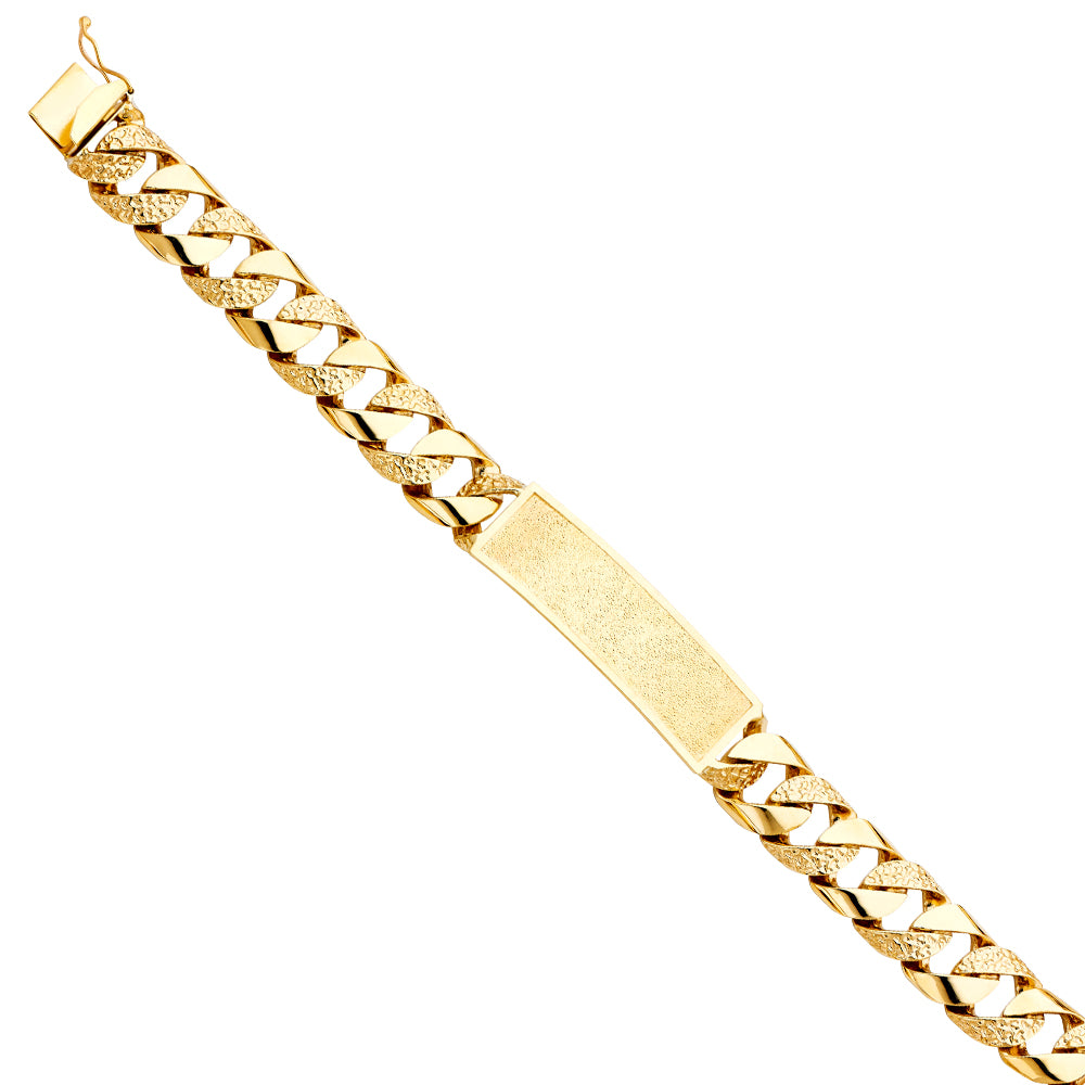 Men’s ID Bracelets - 14K GOLD - AB399