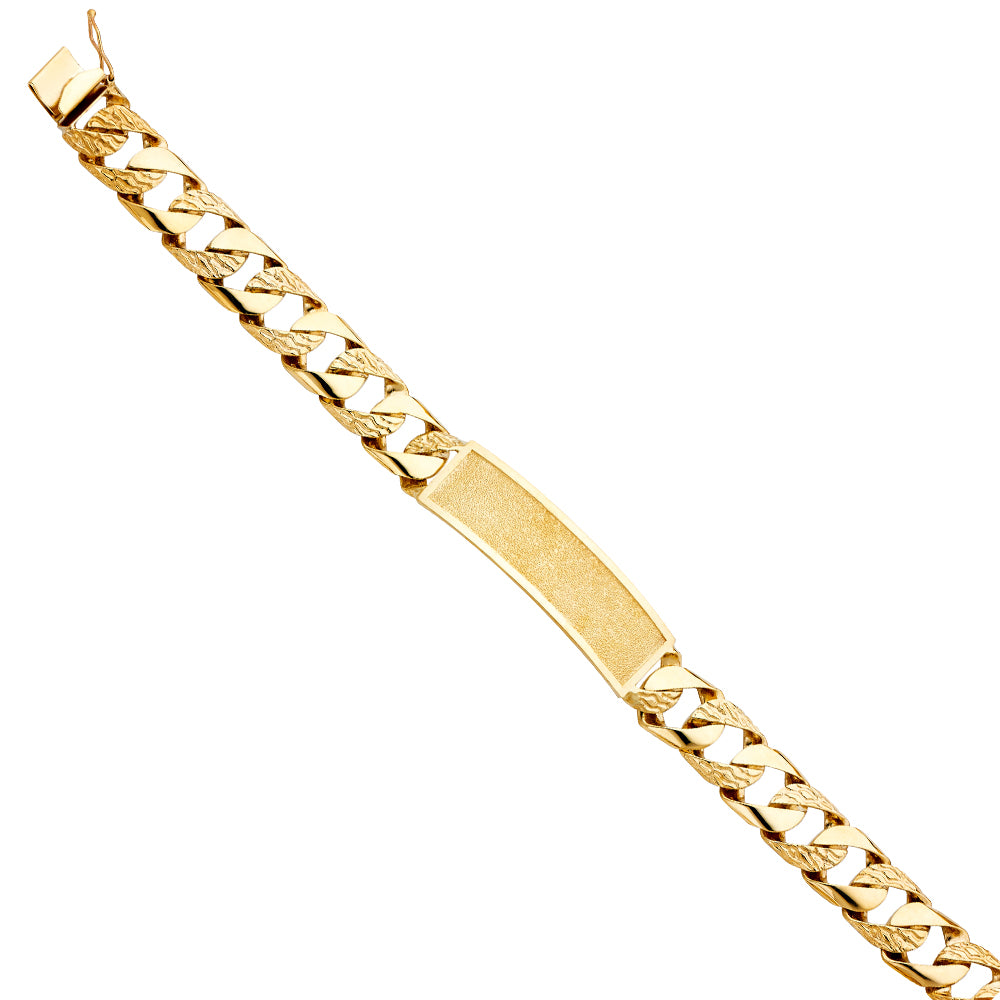 Men’s ID Bracelets - 14K GOLD - AB401
