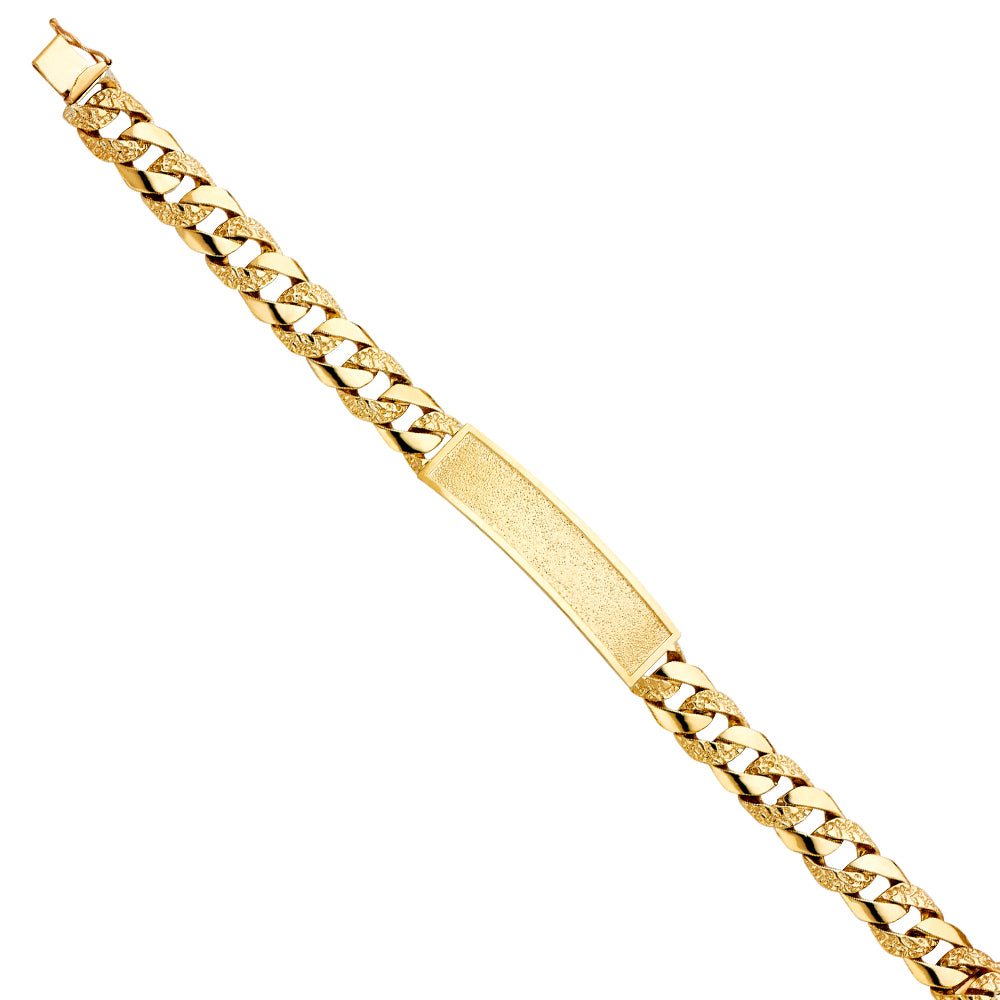 Men’s ID Bracelets - 14K GOLD - AB403