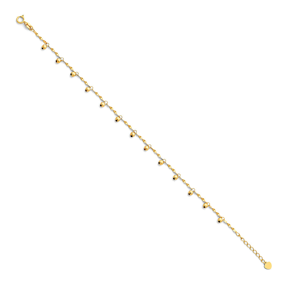 Fancy Bracelets & Anklets - 14K GOLD - AB42