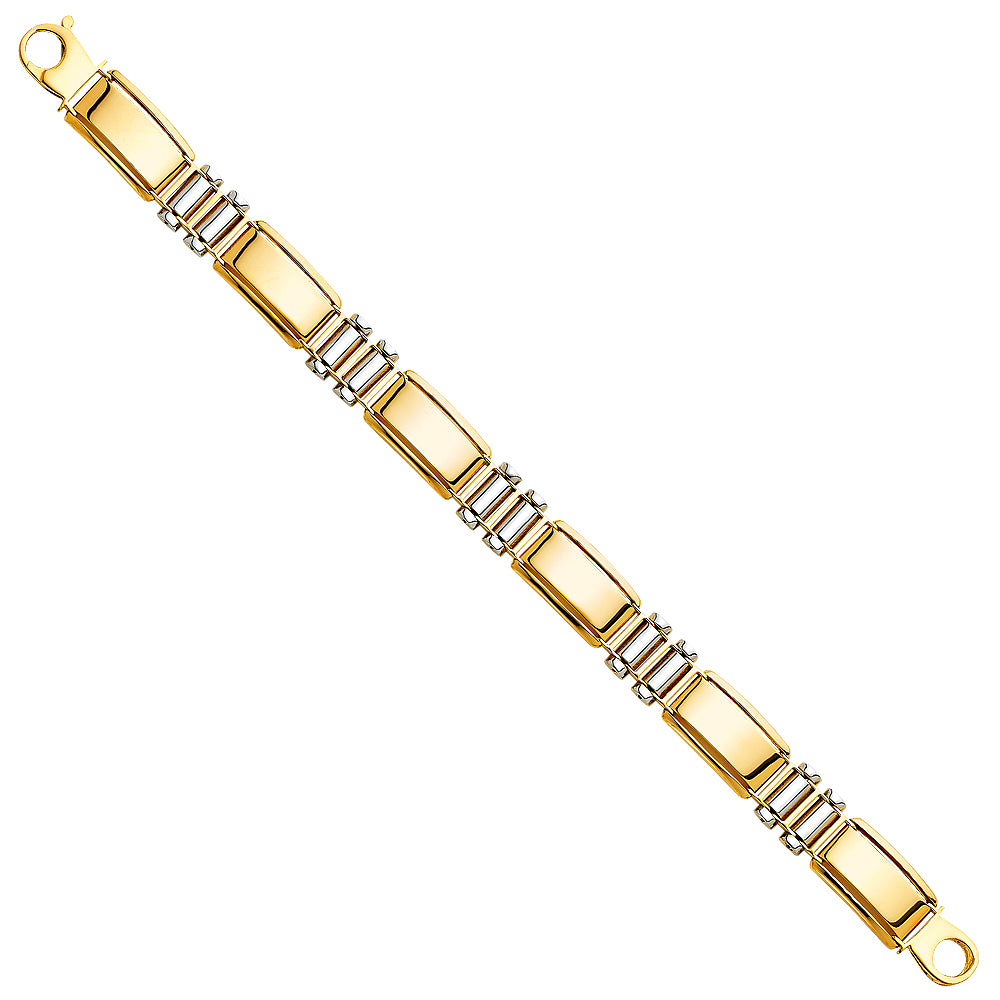 Fancy Men’s Bracelets - 14K GOLD - AB511