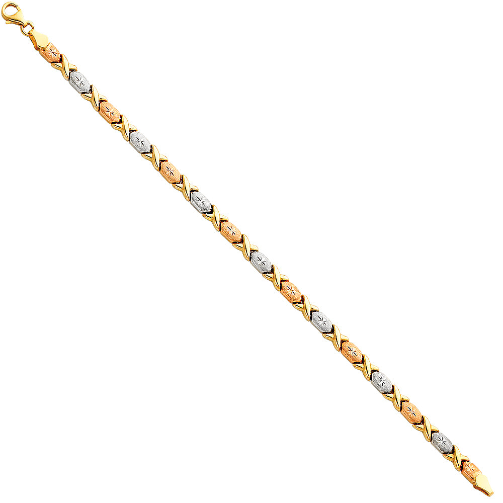 Stampato & Charm Bracelets - 14K GOLD - AB60