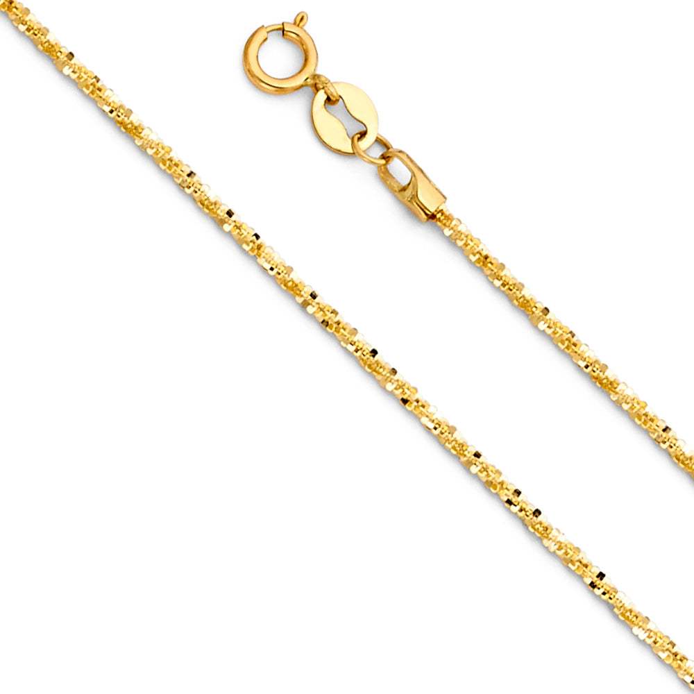 Glitter - 1.1 mm 14K GOLD - CH207
