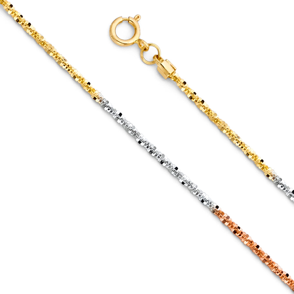 Glitter - 1.1 mm 14K GOLD - CH209