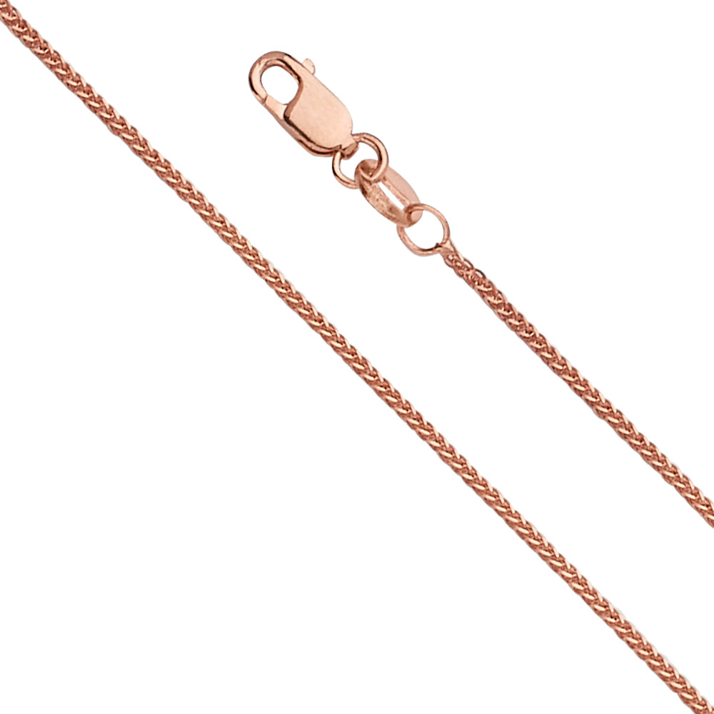 Assorted Pink Gold Pendant Chains - 0.8 mm 14K GOLD - CH553