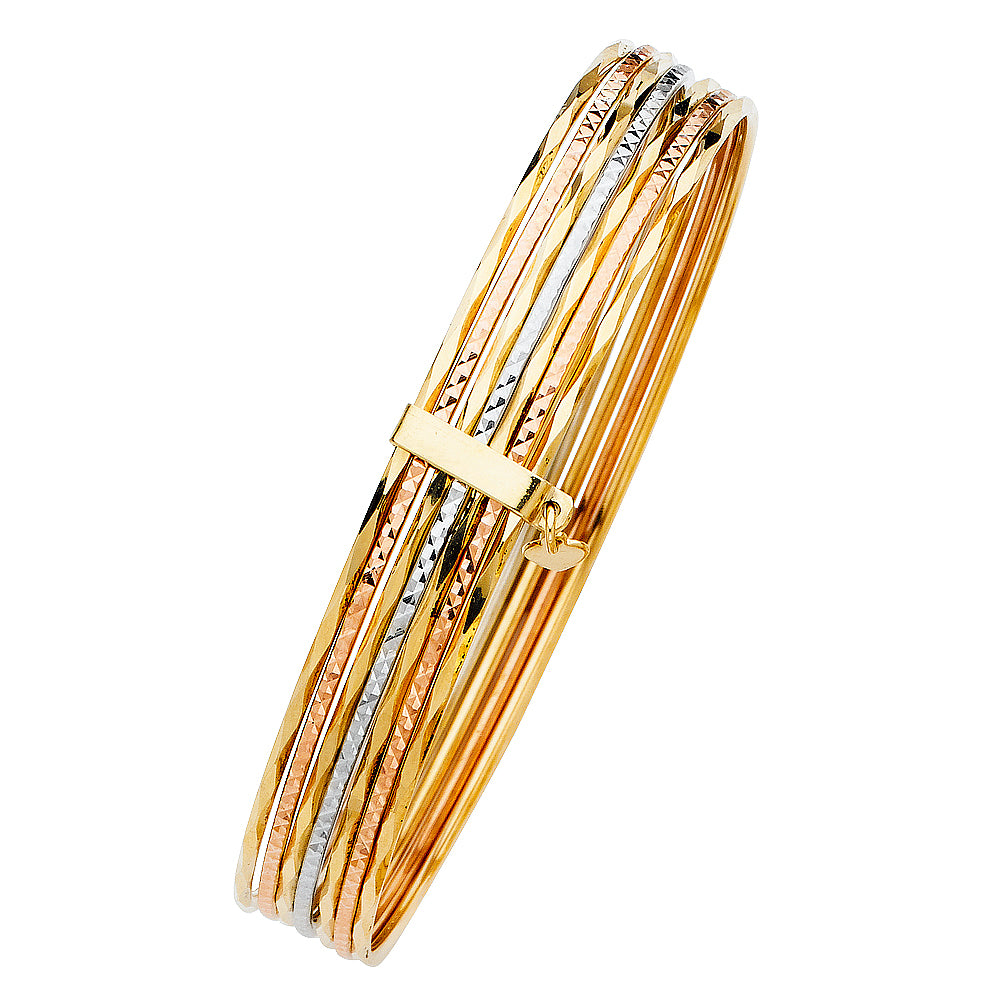7 Days Bangles - 14K GOLD - GL126