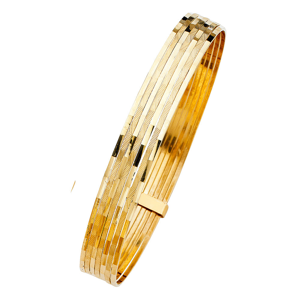 7 Days Bangles - 14K GOLD - GL131