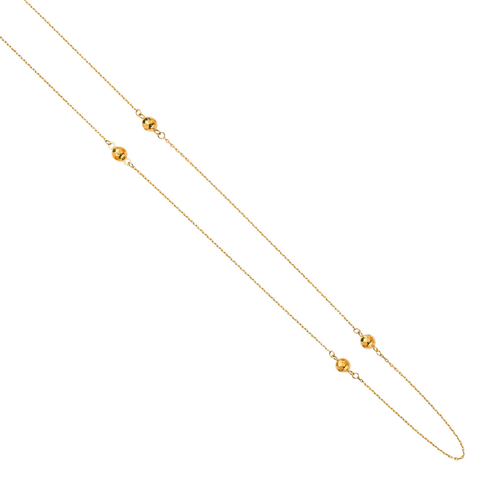Light Fancy Chain Necklaces - 4.3 mm 14K GOLD - NK265