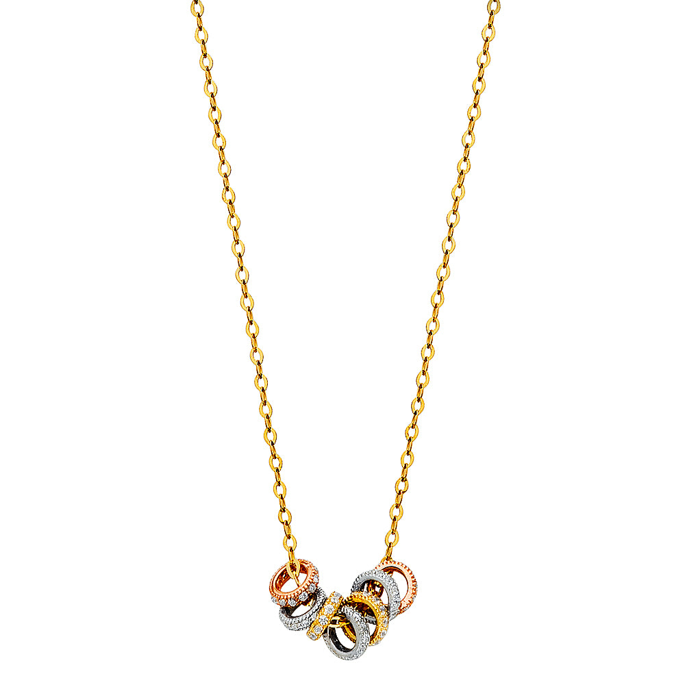Fancy Necklaces - 14K GOLD - NK134