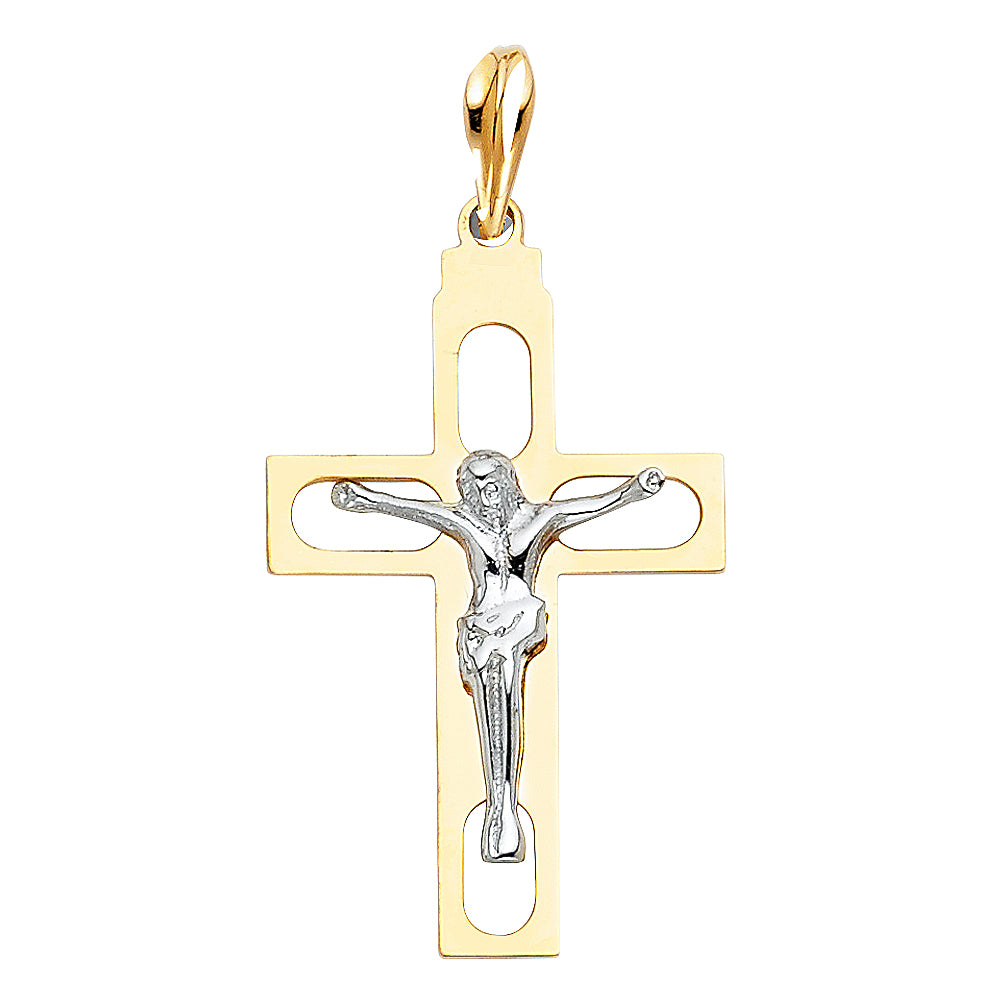 Crucifix Pendants - 14K GOLD - PT866