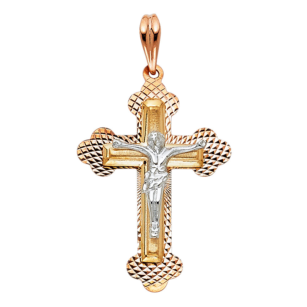 Crucifix Pendants - 14K GOLD - PT868