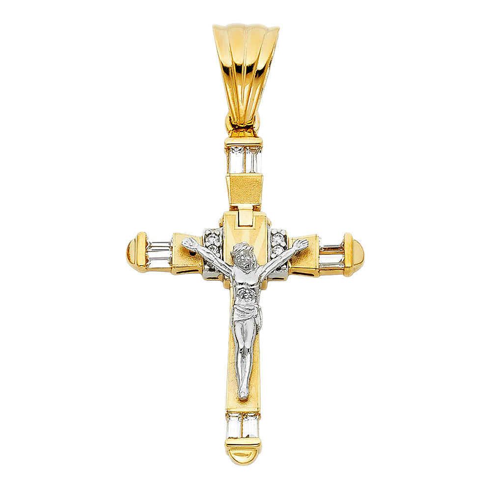Crucifix Pendants - 14K GOLD - PT926