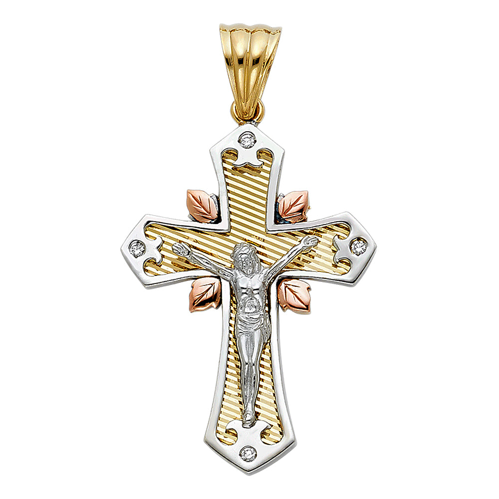 Crucifix Pendants - 14K GOLD - PT937