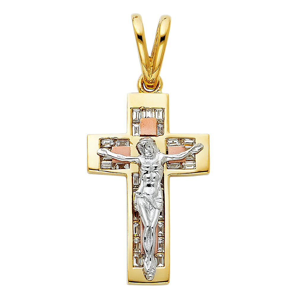 Crucifix Pendants - 14K GOLD - PT940