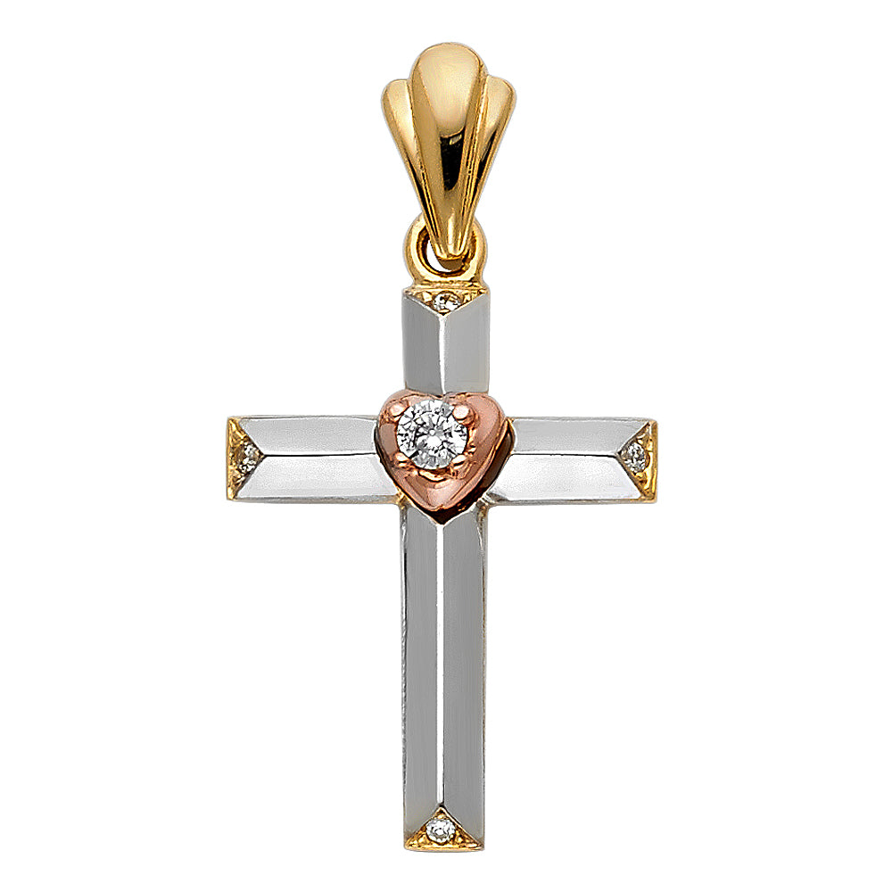 Crucifix Pendants - 14K GOLD - PT959