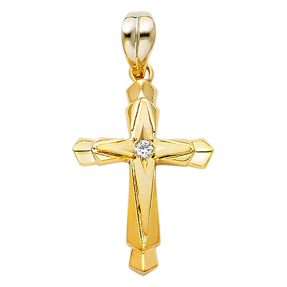 Crucifix Pendants - 14K GOLD - PT962