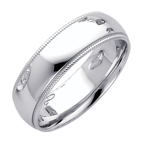 Fancy Wedding Bands - 14K - BTCM060W