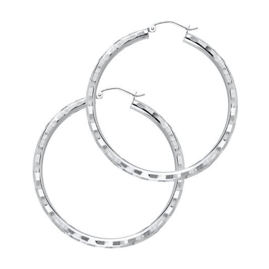 Hoop Earrings  - 14K Gold - ER1020