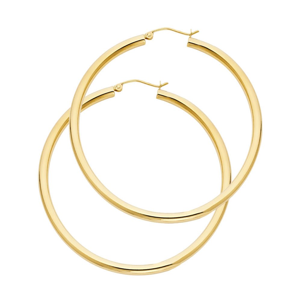 Hoop Earrings  - 14K Gold - ER1025