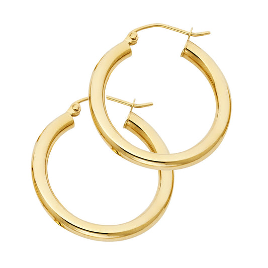 Hoop Earrings  - 14K Gold - ER1028