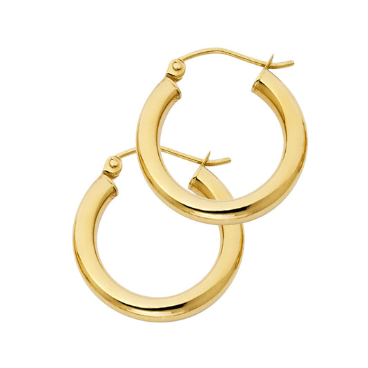 Hoop Earrings  - 14K Gold - ER1029