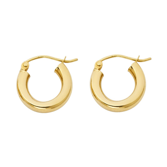 Hoop Earrings  - 14K Gold - ER1030