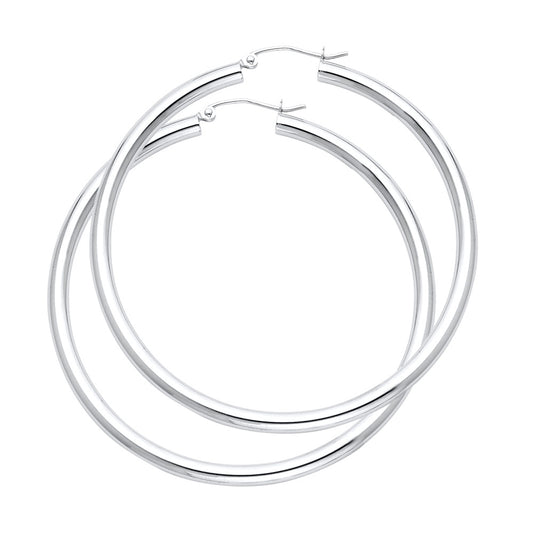 Hoop Earrings  - 14K Gold - ER1038