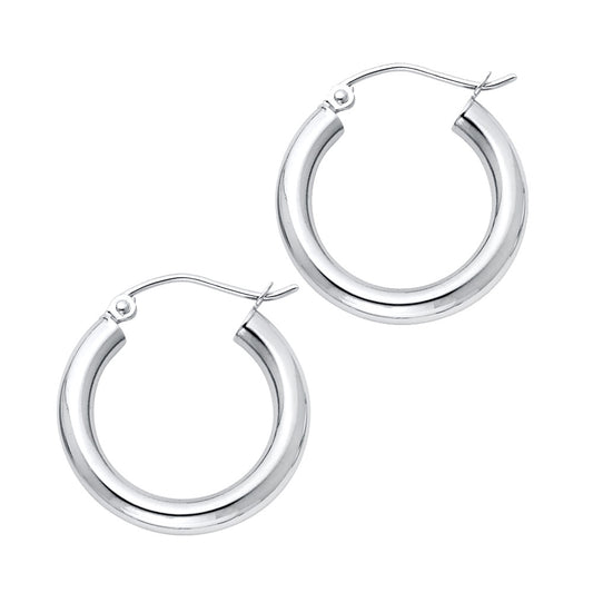 Hoop Earrings  - 14K Gold - ER1043