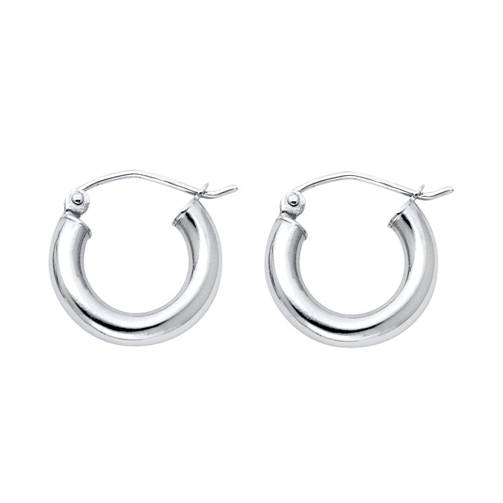 Hoop Earrings  - 14K Gold - ER1044