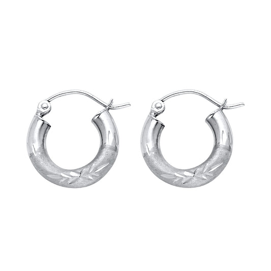 Hoop Earrings  - 14K Gold - ER1045