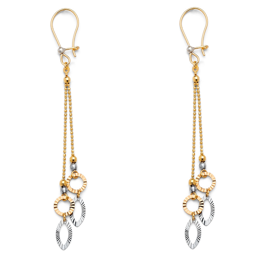 Hanging Earrings - 14K Gold - ER1238