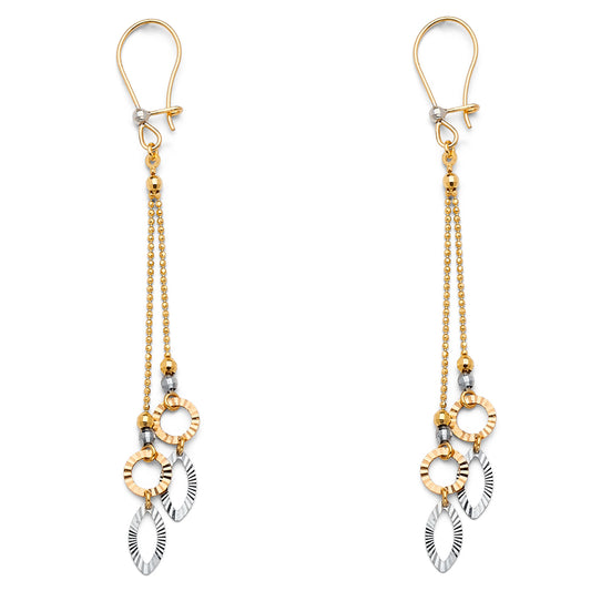 Hanging Earrings - 14K Gold - ER1238