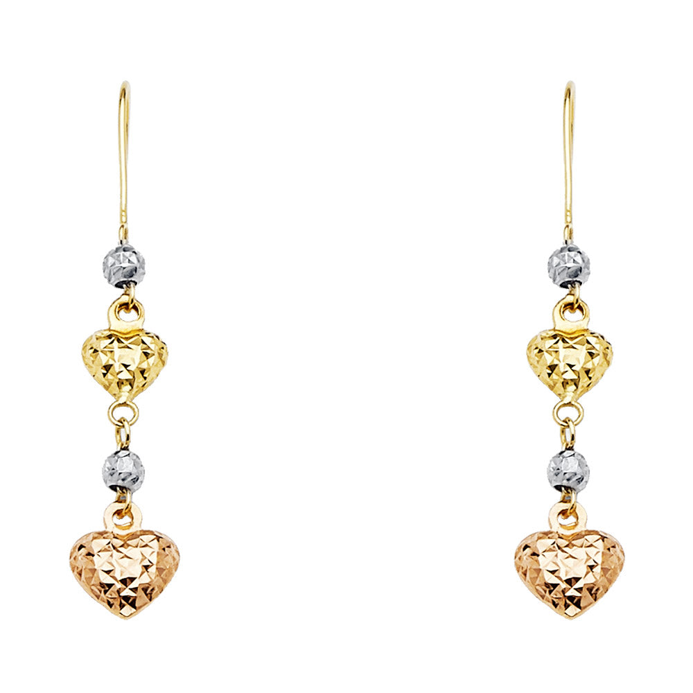 Hanging Earrings - 14K Gold - ER1242