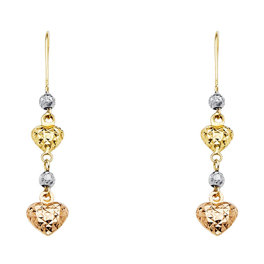 Hanging Earrings - 14K Gold - ER1242