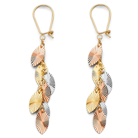 Hanging Earrings - 14K Gold - ER1247