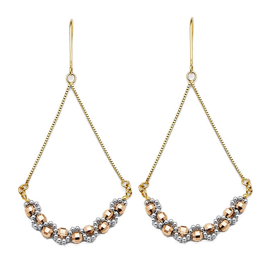 Hanging Earrings - 14K Gold - ER1249