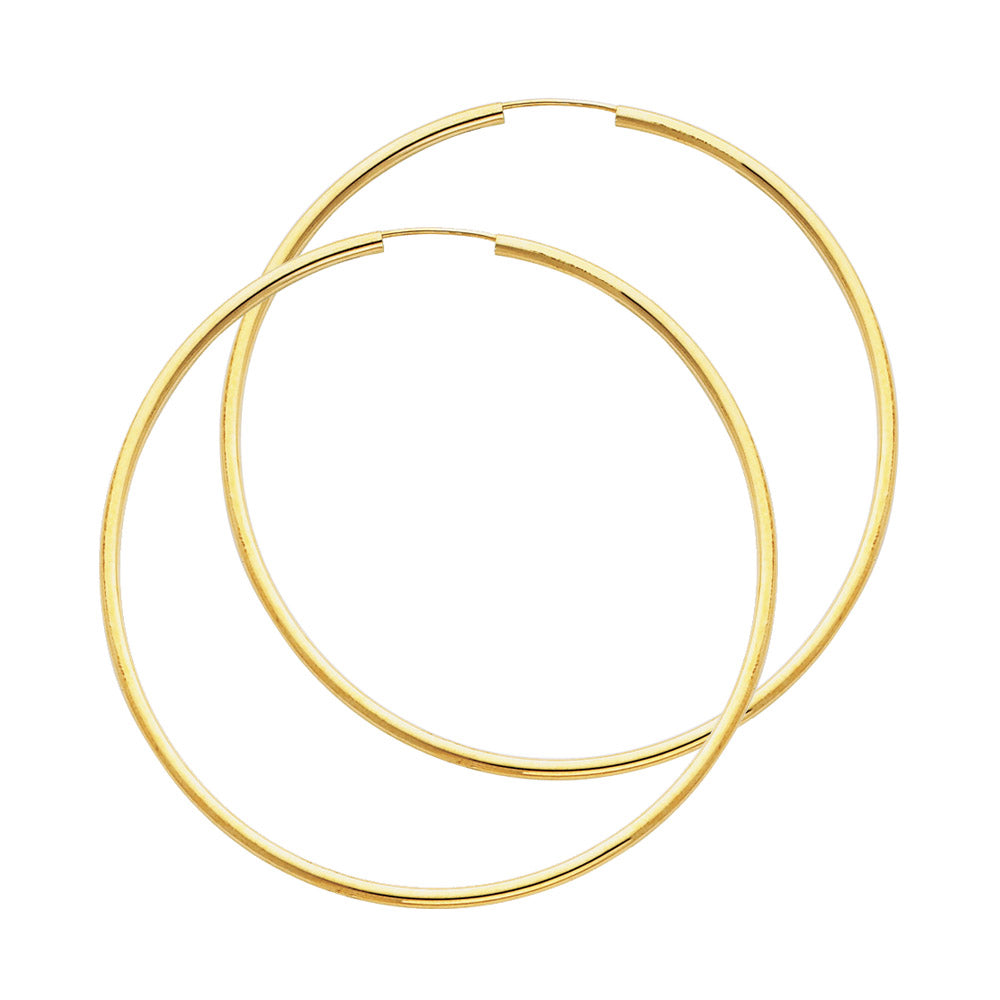 Hoop Earrings  - 14K Gold - ER126