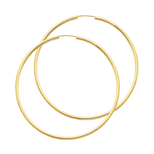 Hoop Earrings  - 14K Gold - ER126