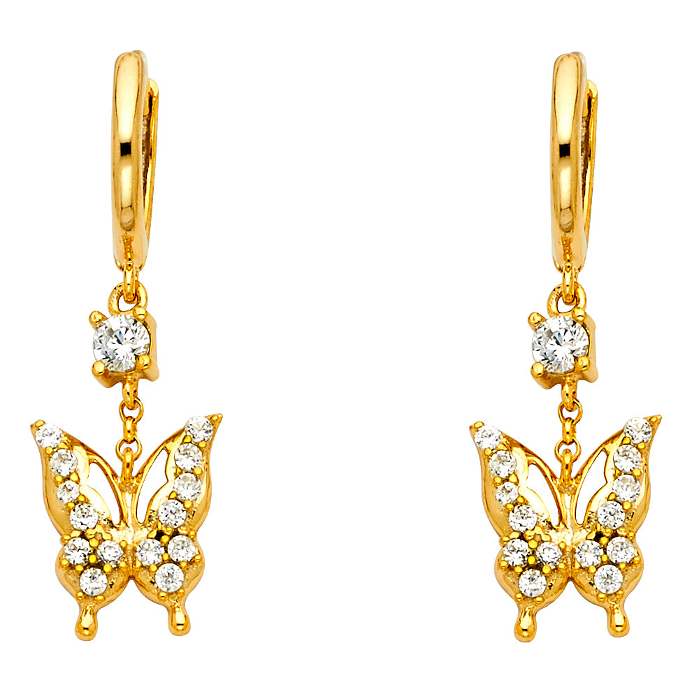 Hanging Earrings - 14K Gold - ER1269