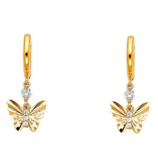 Hanging Earrings - 14K Gold - ER1275