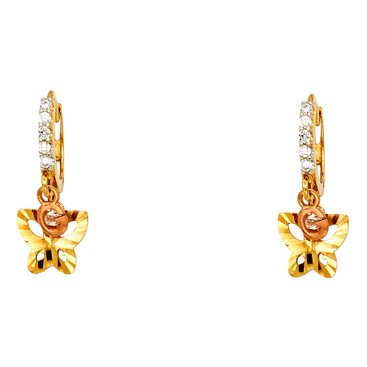 Hanging Earrings - 14K Gold - ER1279